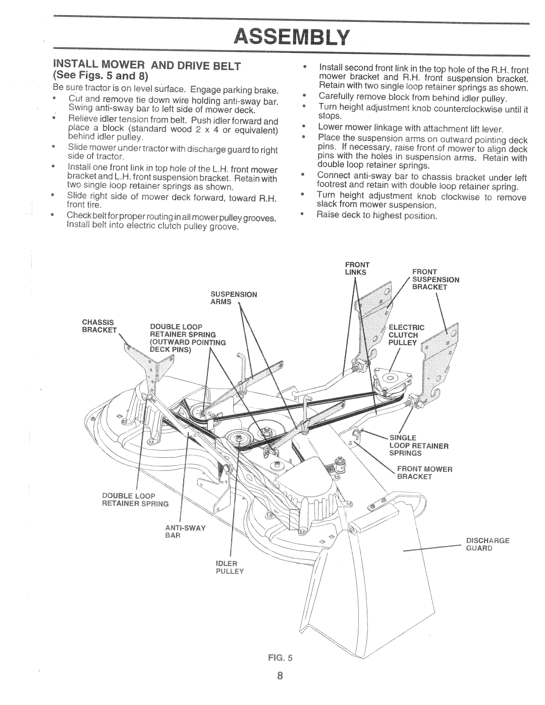 Poulan PP1644JA manual 