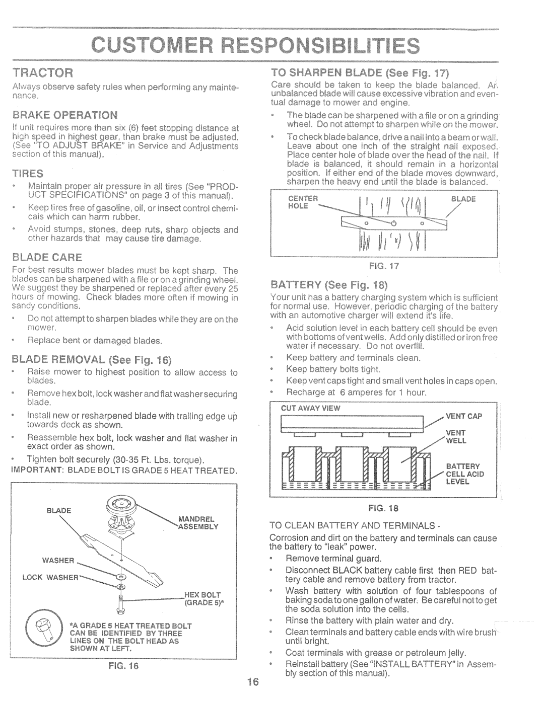 Poulan PP16H44A manual 