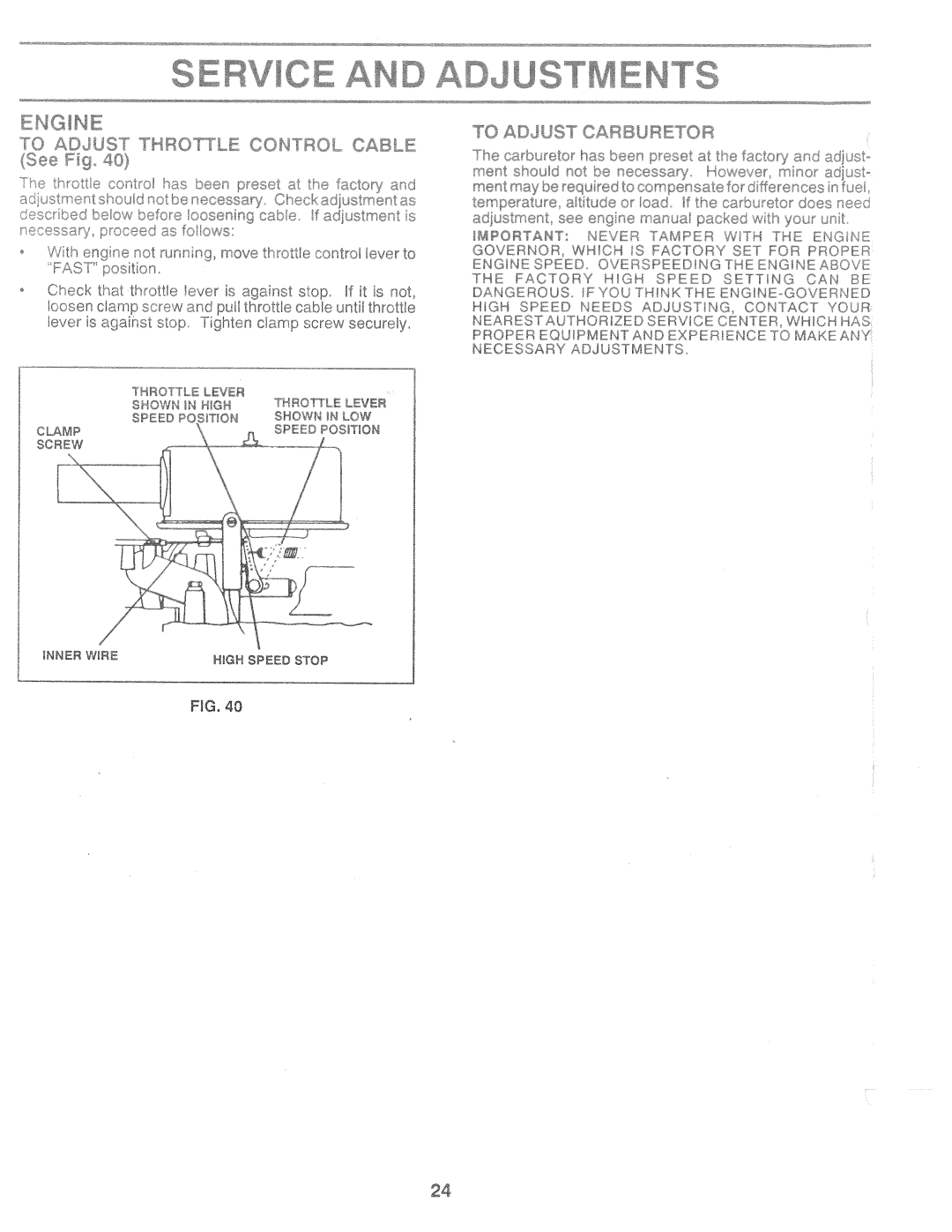 Poulan PP16H44A manual 