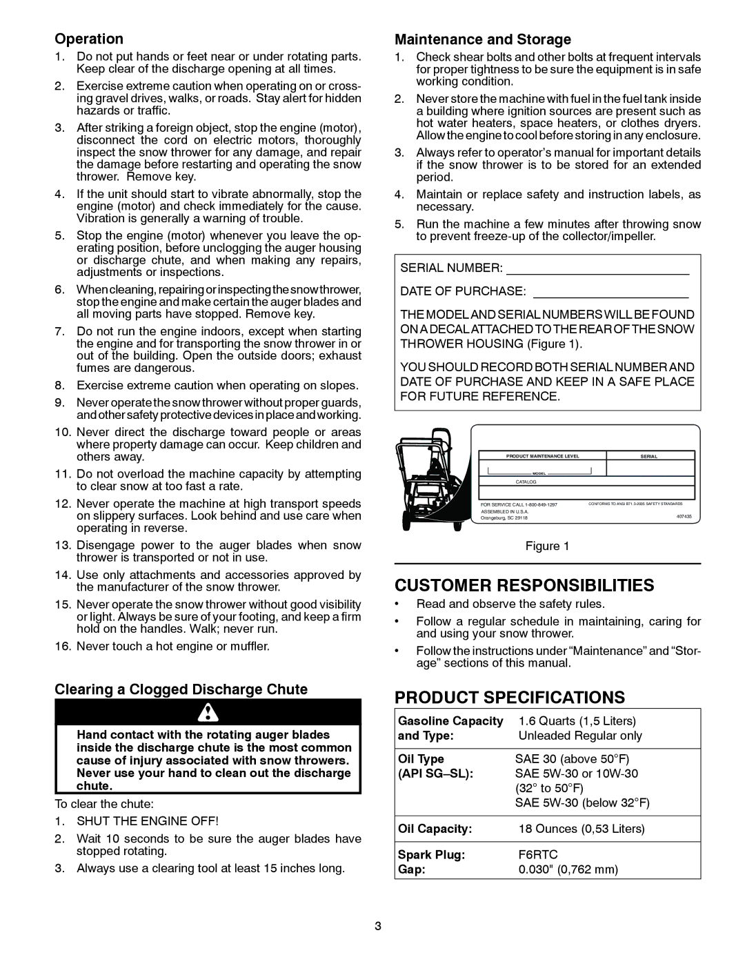 Poulan PP521ES owner manual Shut the Engine OFF, Api Sg-Sl, F6RTC 