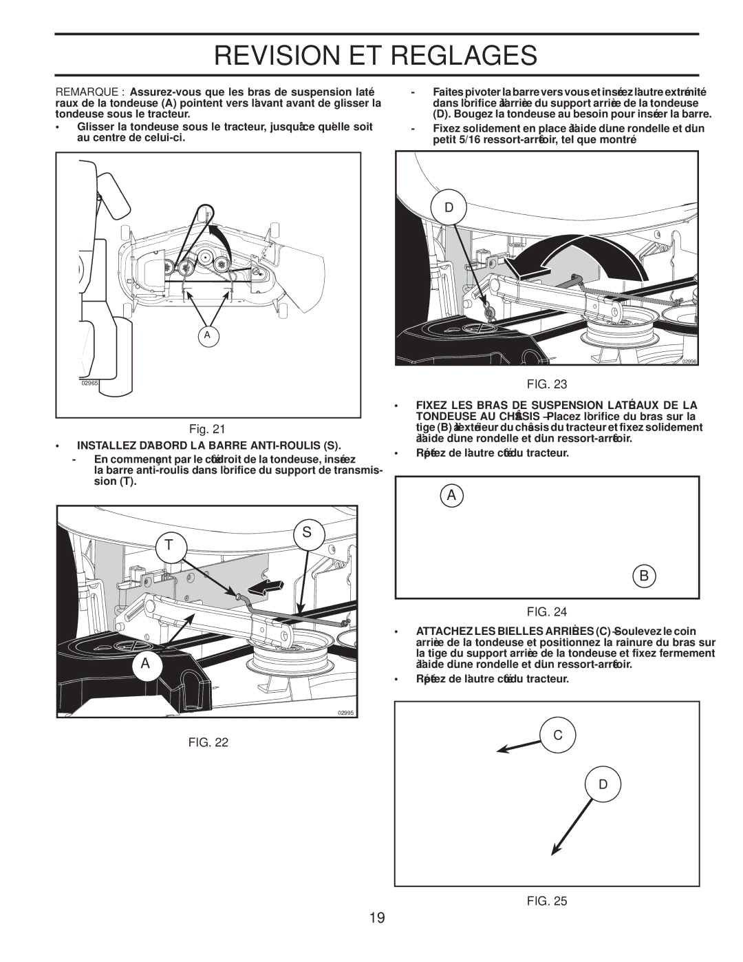 Poulan PPH23B48 manual 25 .FIG, 24 .FIG, 23 .FIG, 22 .FIG, 21 .Fig 