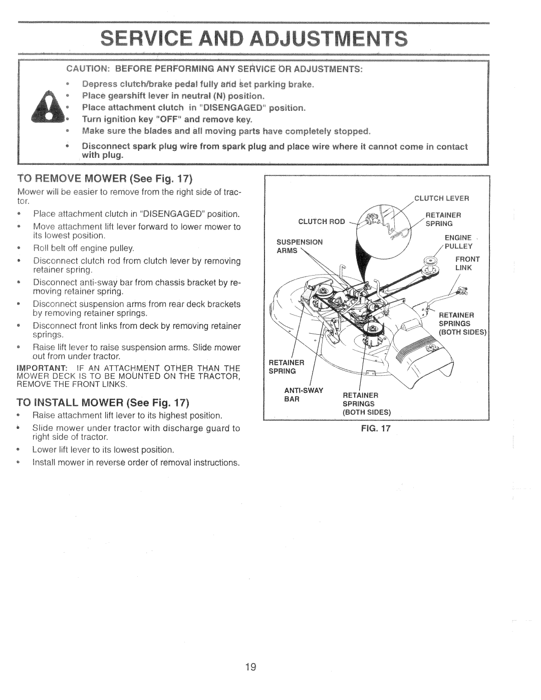 Poulan 169087, PPR1742STA manual 