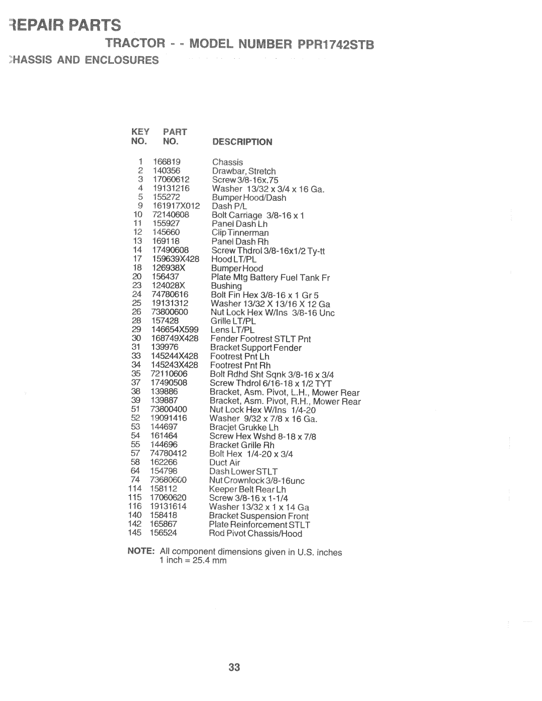 Poulan 169553, PPR1742STB manual 