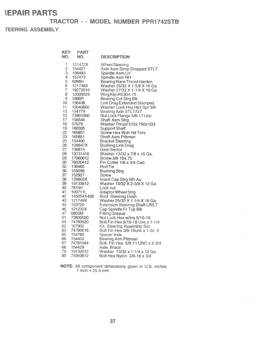 Poulan 169553, PPR1742STB manual 