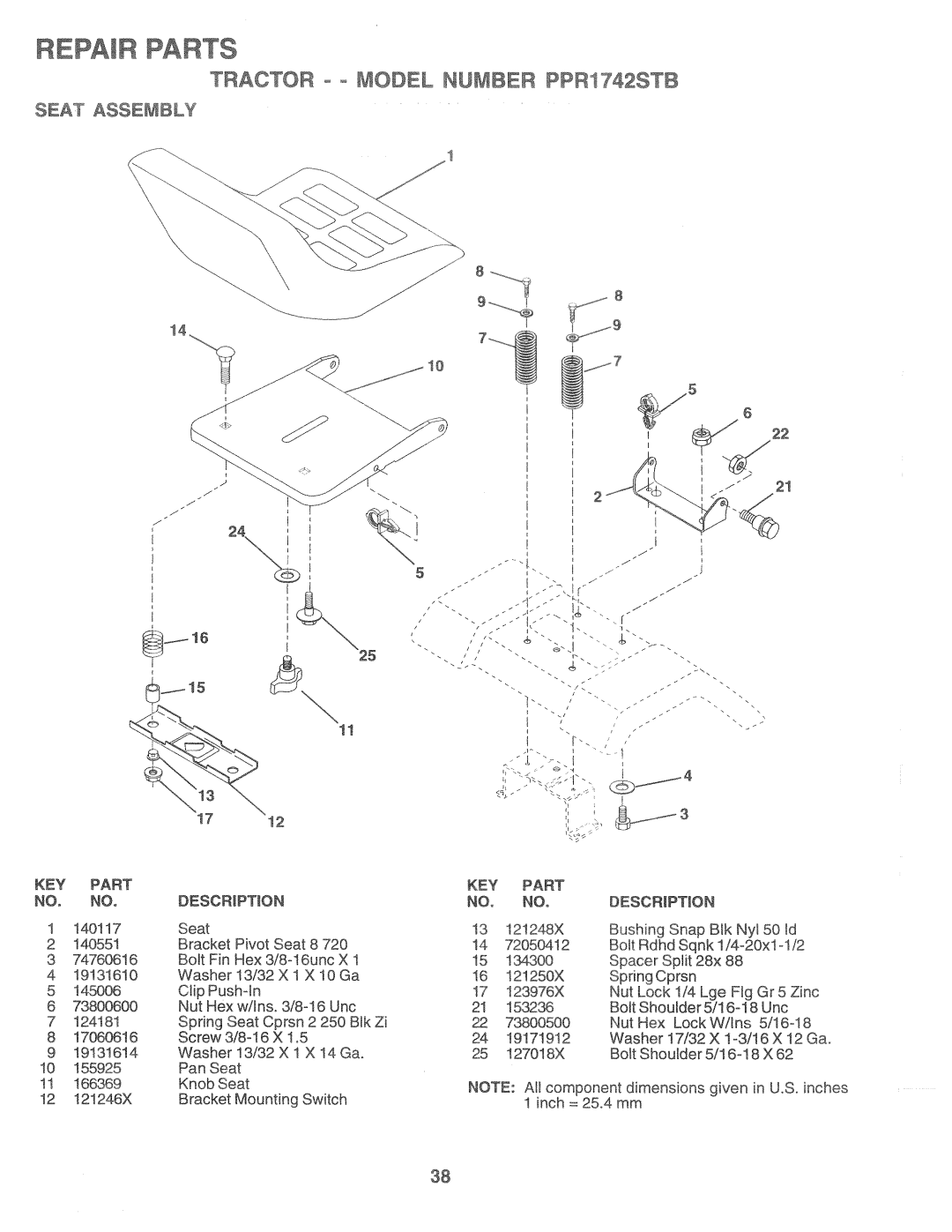 Poulan PPR1742STB, 169553 manual 