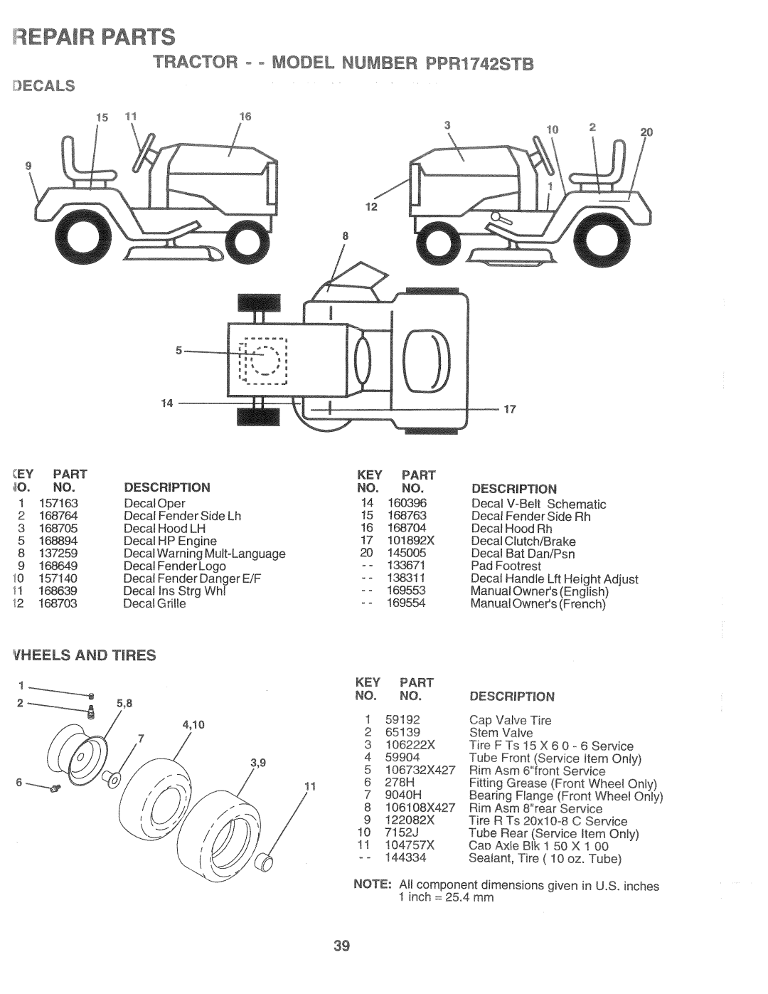 Poulan 169553, PPR1742STB manual 