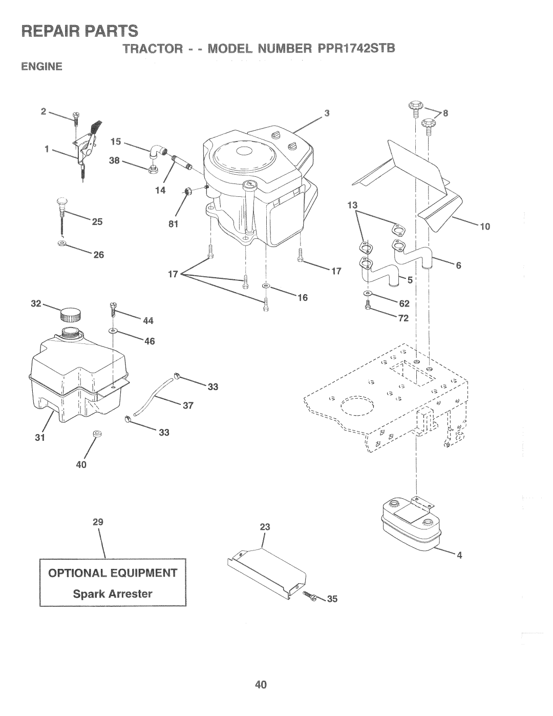 Poulan PPR1742STB, 169553 manual 