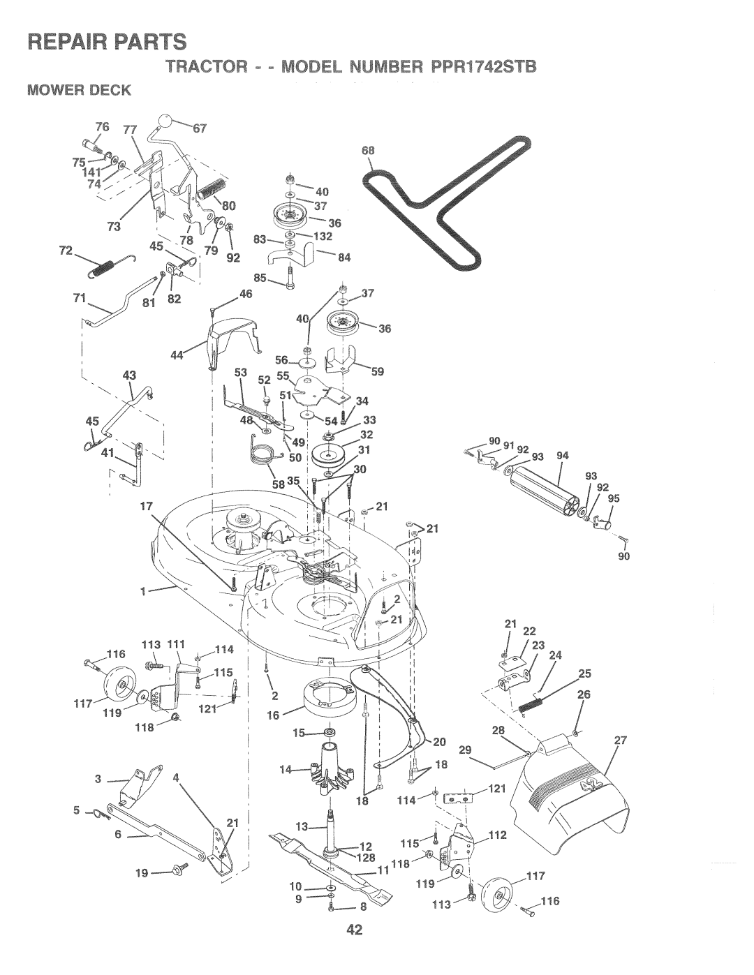 Poulan PPR1742STB, 169553 manual 