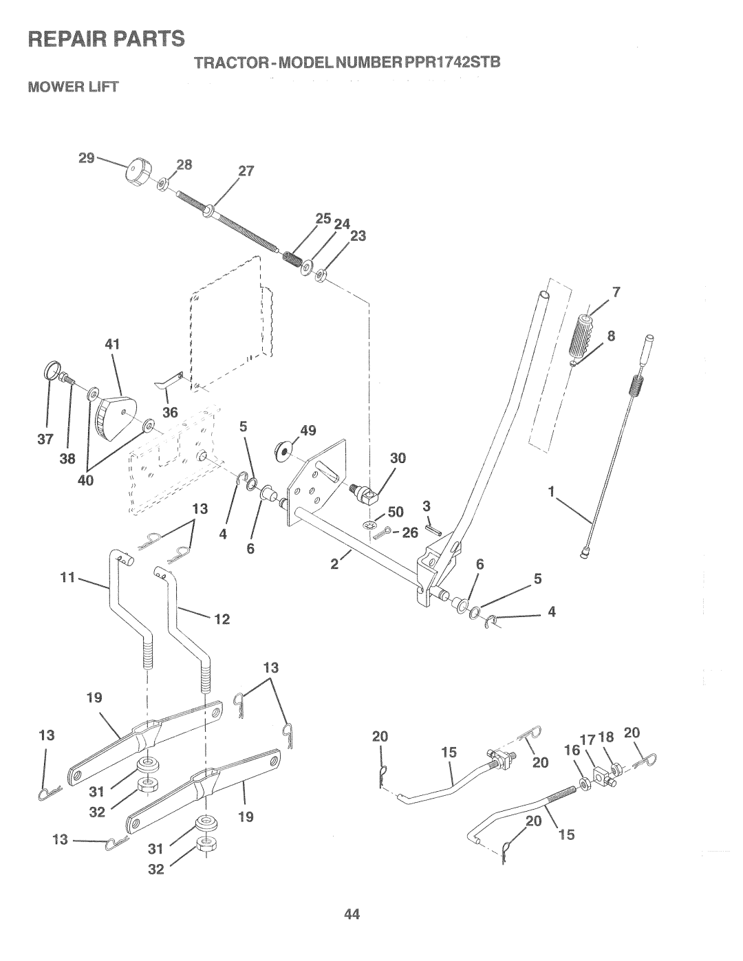 Poulan PPR1742STB, 169553 manual 