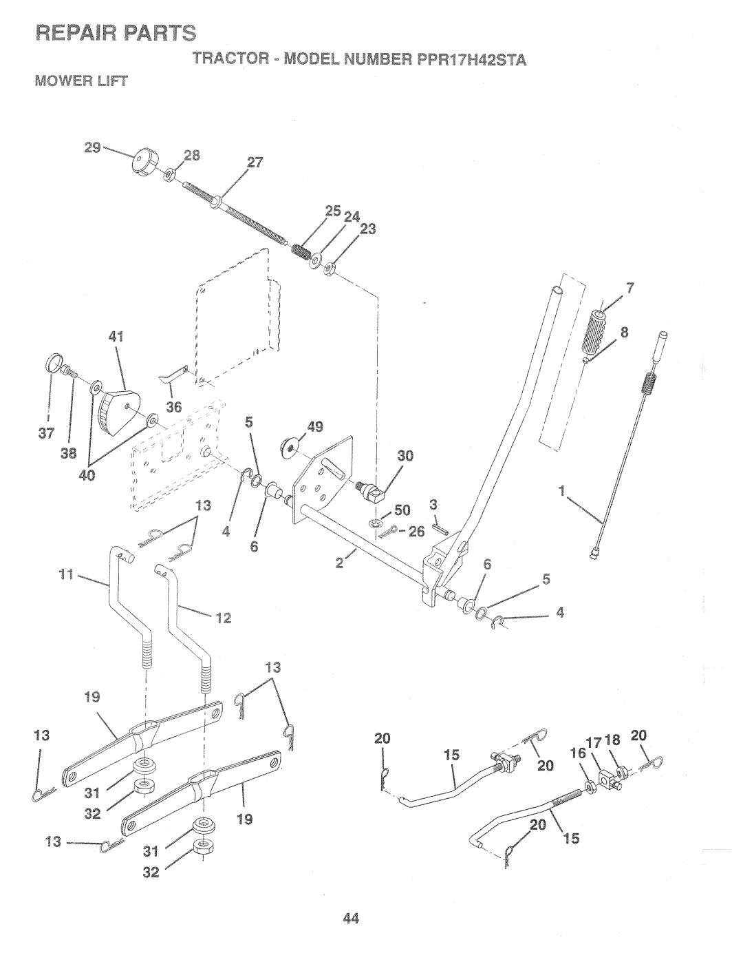 Poulan PPR17H42STA, 168737 manual 