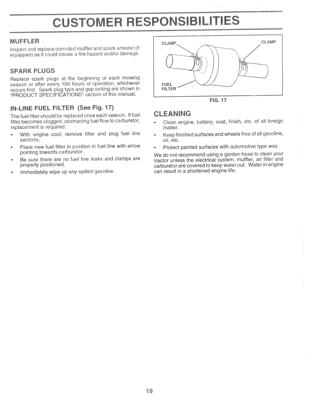 Poulan 169482, PPR17H42STB manual 