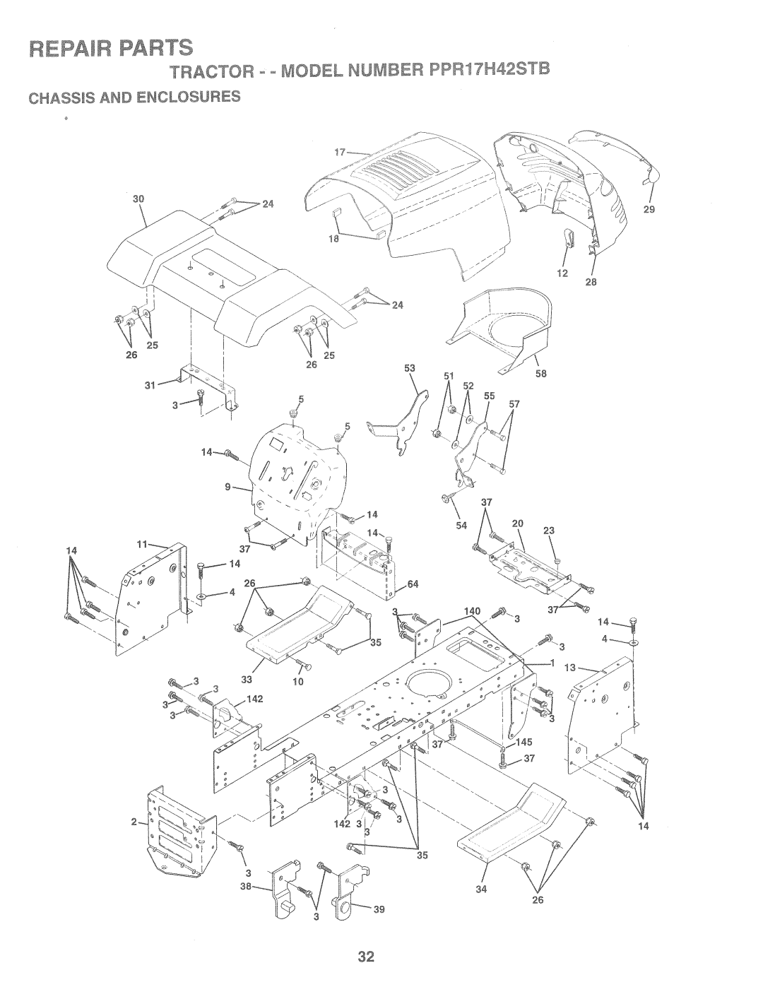 Poulan PPR17H42STB, 169482 manual 