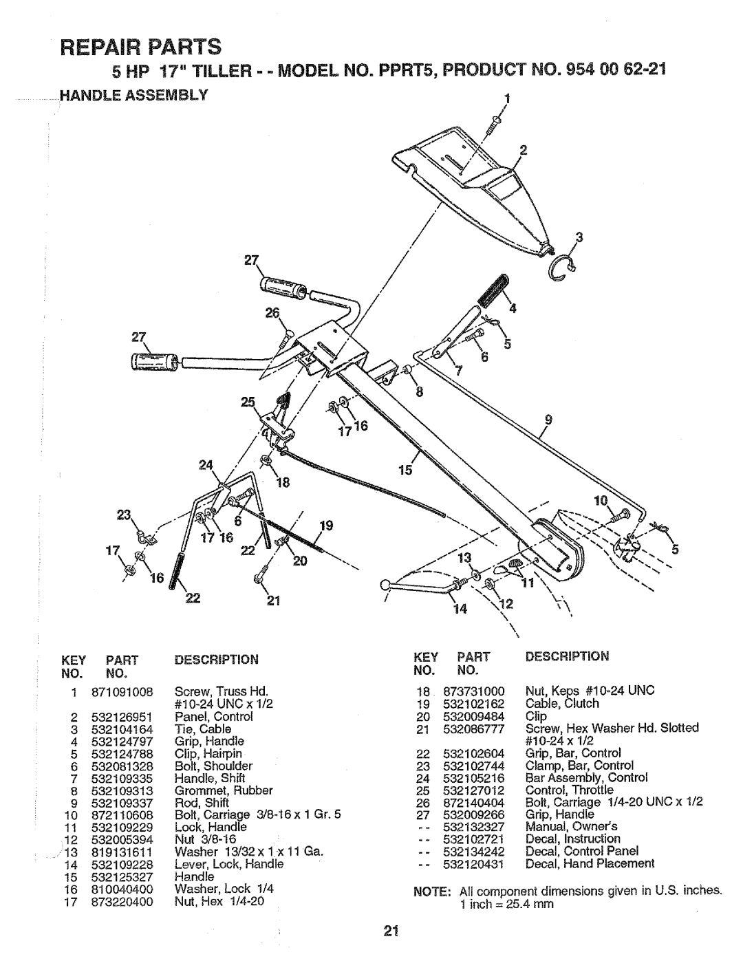 Poulan PPRT5C manual 