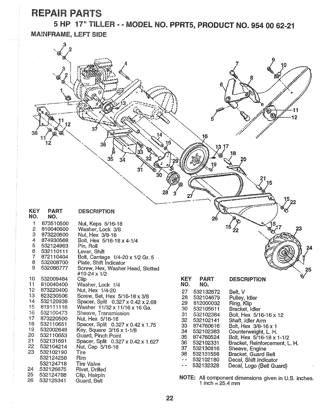 Poulan PPRT5C manual 