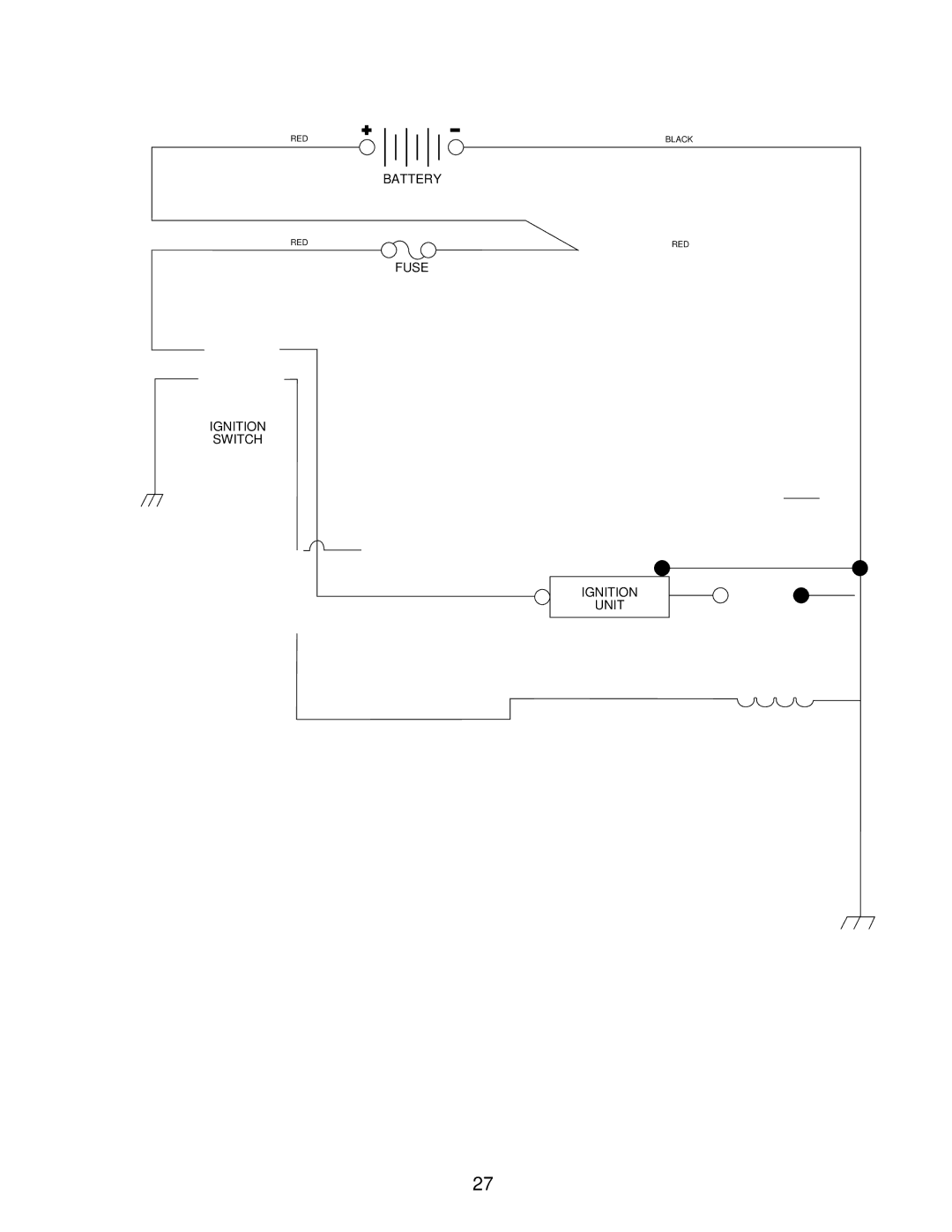 Poulan owner manual Tractor - Model Number PR17H42STB, Schematic 