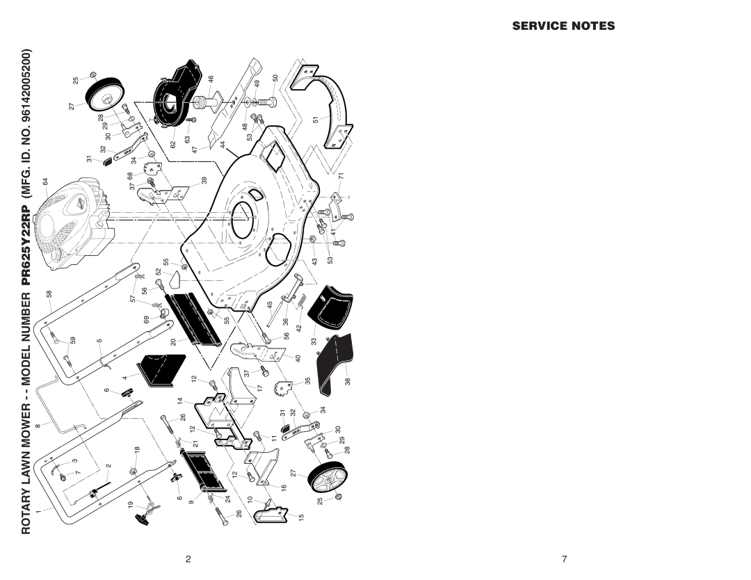 Poulan PR625Y22RP manual 