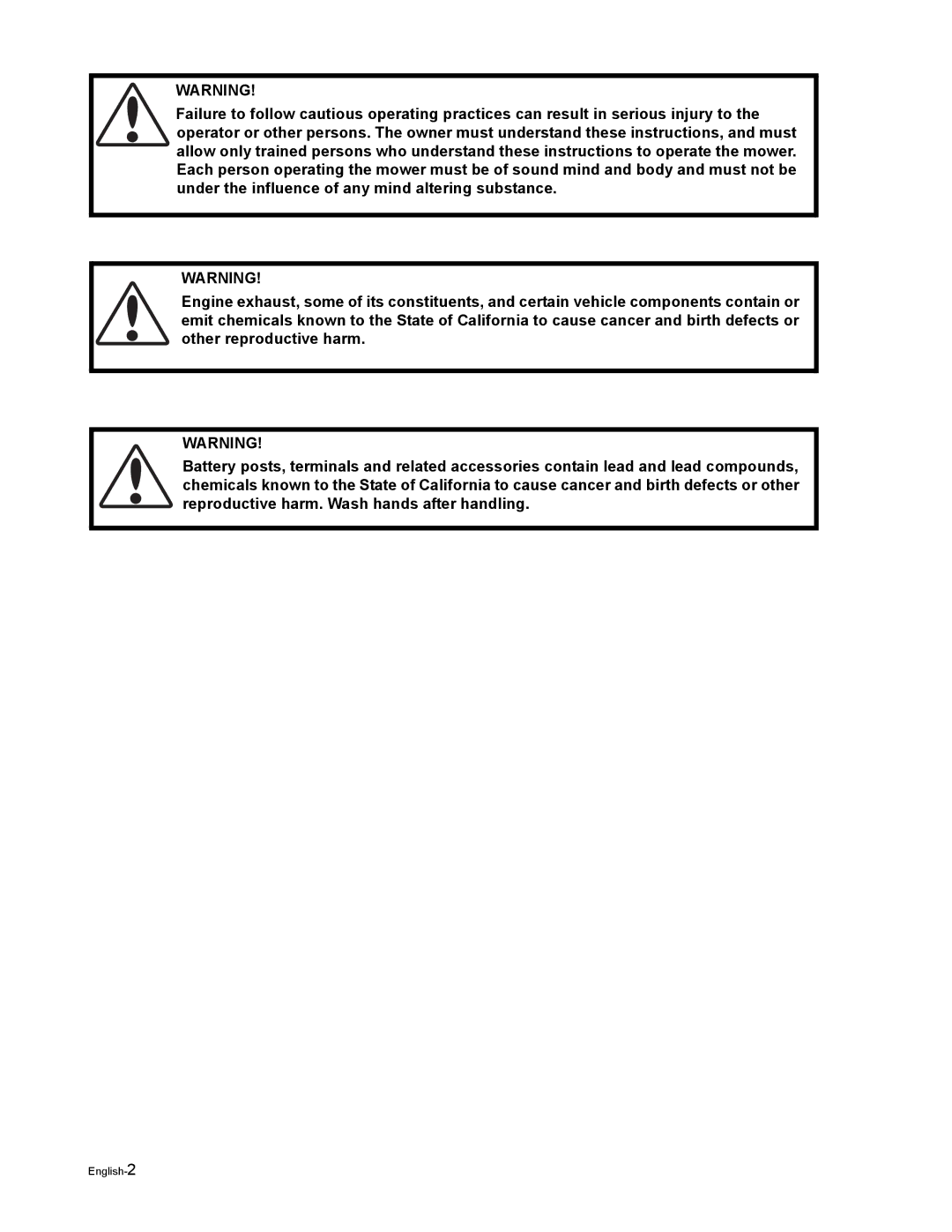 Poulan Pro 900 ZX manual English-2 