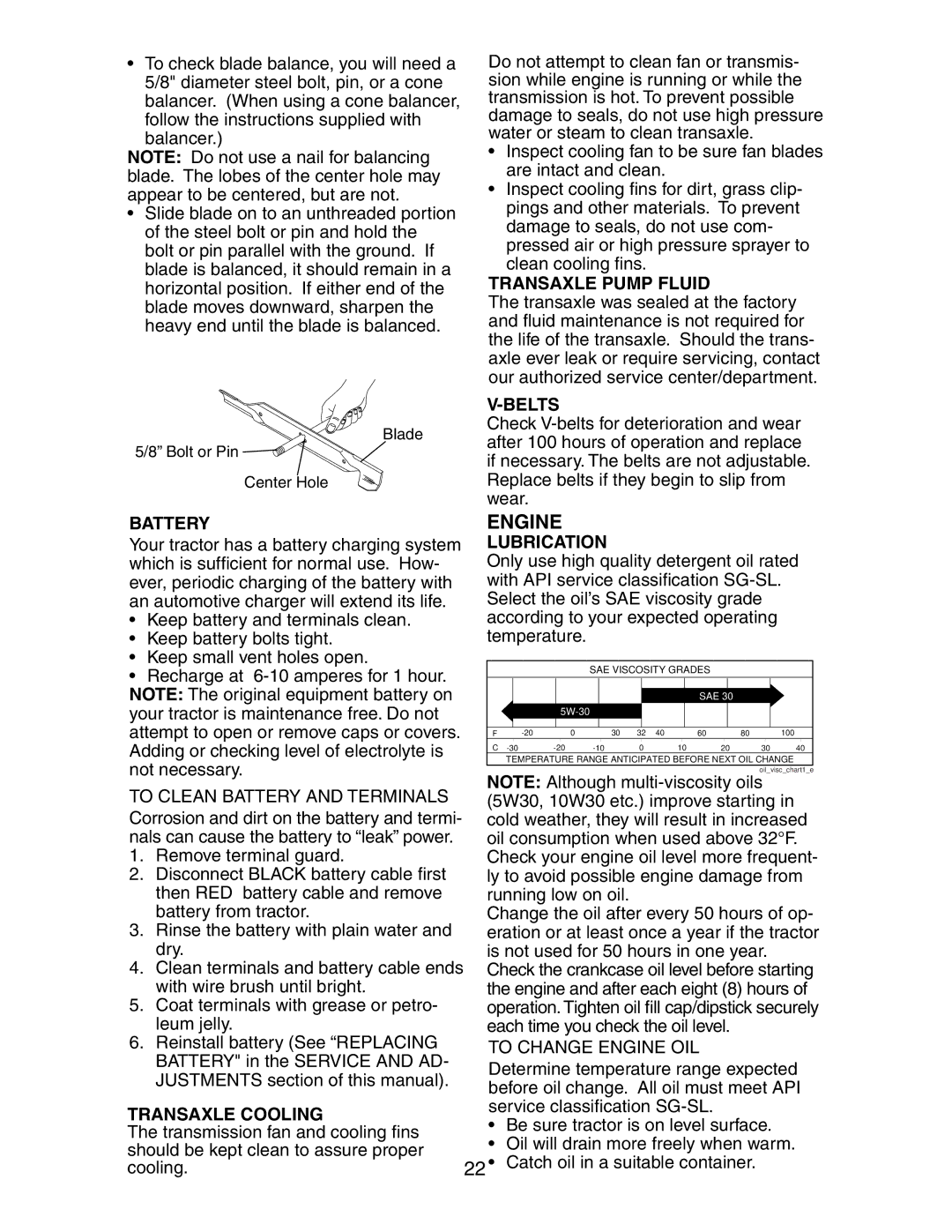 Poulan SP24H48YT manual Engine 