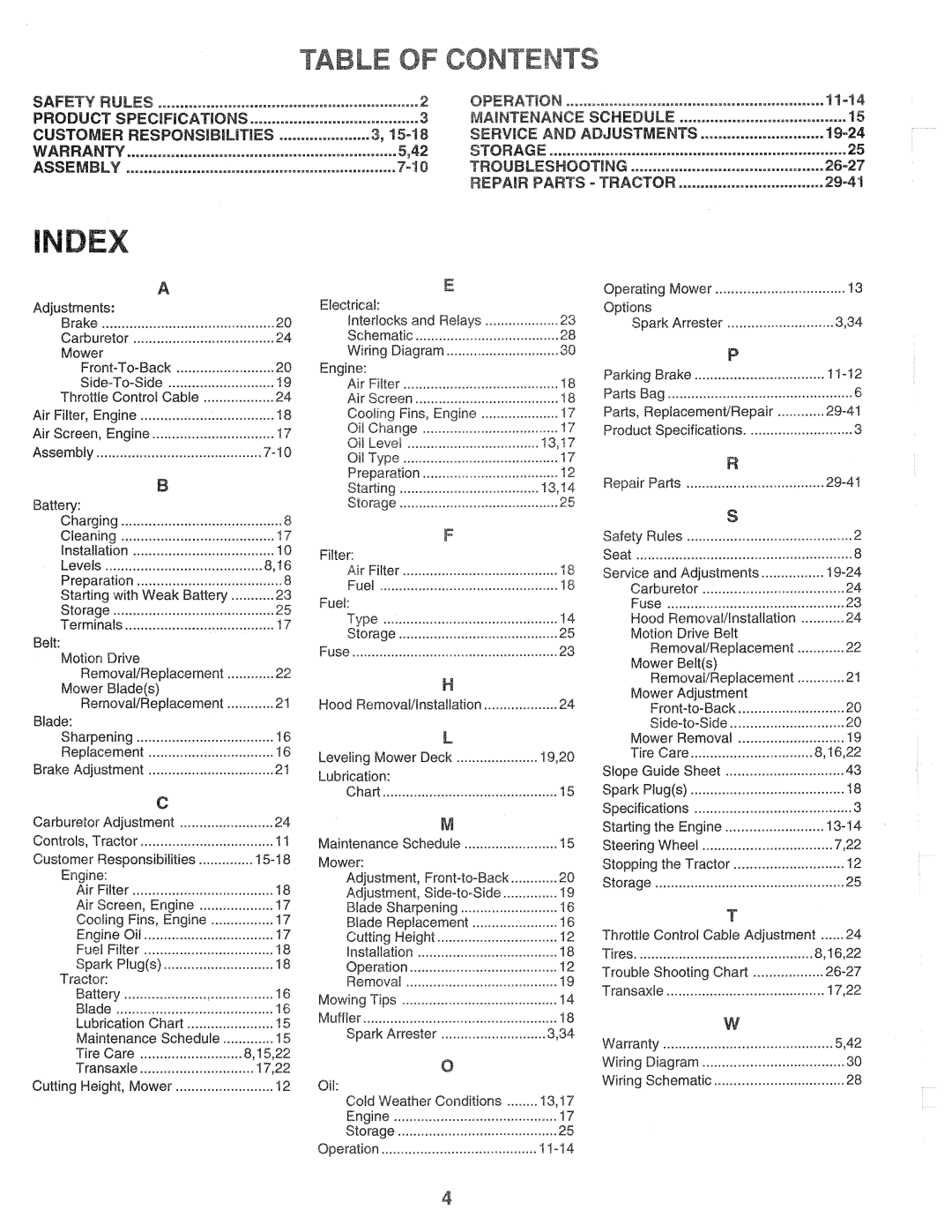 Poulan X1844A, 139700 manual 