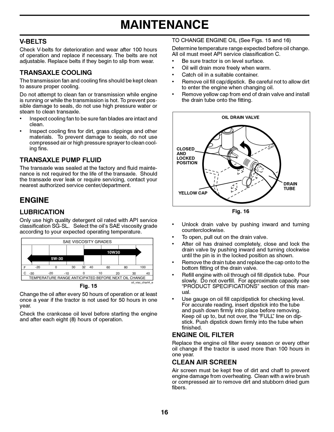 Poulan XT195H46YT manual Engine 