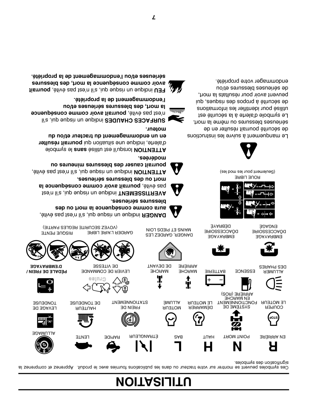 Poulan XT195H46YT manual ’Embrayage 