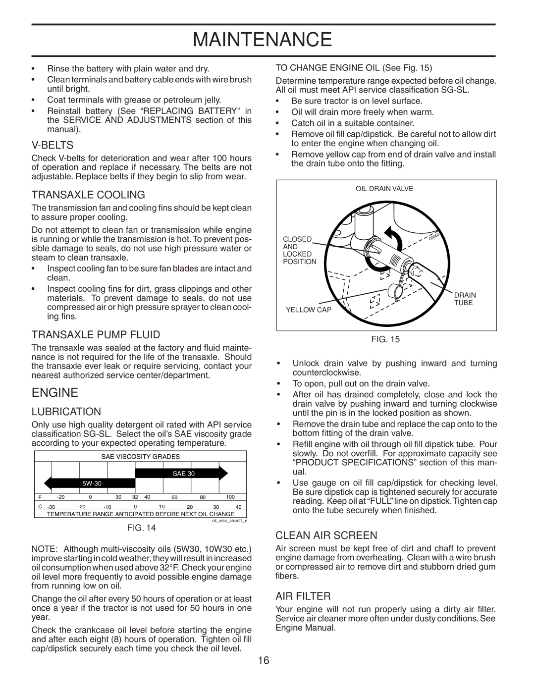 Poulan XT19H42YT manual Engine 