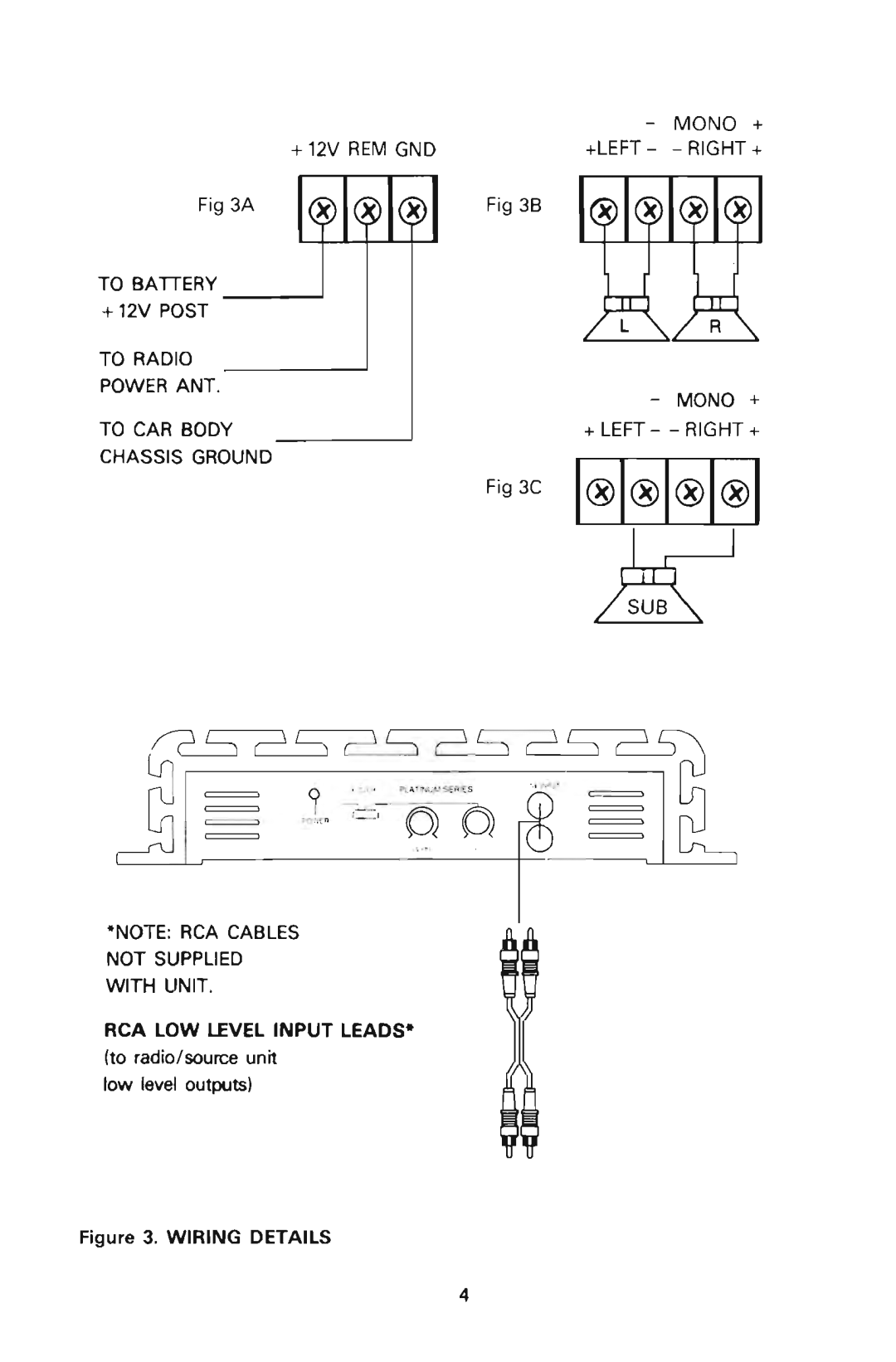 Power Acoustik A2-400W, A2-300W, A2-200W manual 