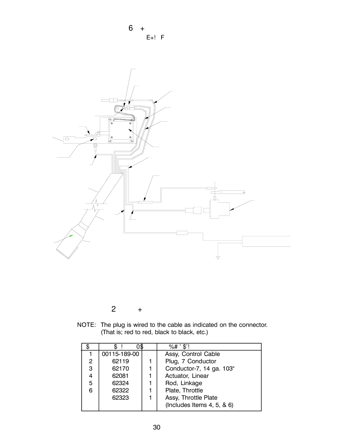 Power Acoustik M-944, M-940, M-1044 instruction manual Electric Controls Parts & Schematic, Wiring AT the Engine, Honda 