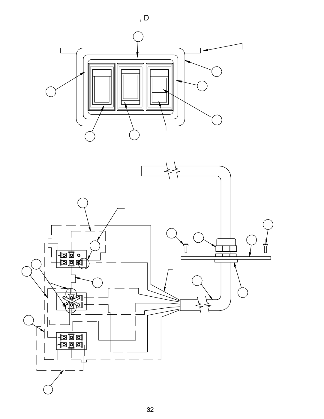 Power Acoustik M-1044, M-944, M-940 instruction manual Control BOX, Mounting Tabs 