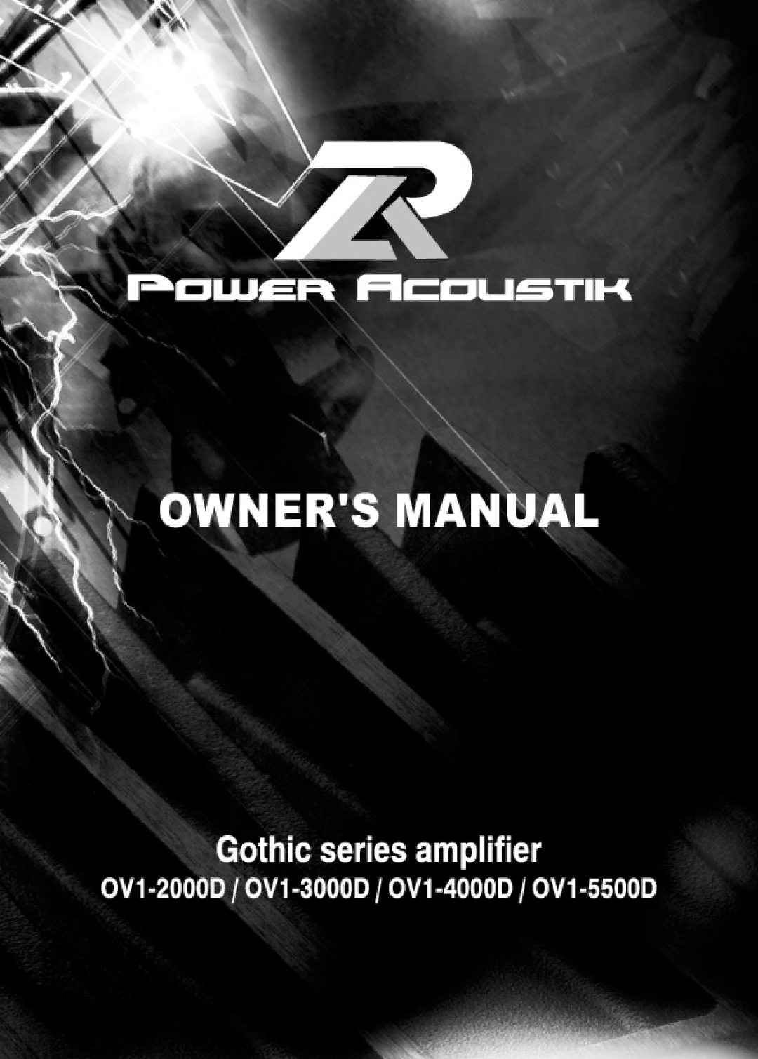 Power Acoustik OV1-5500D, OV1-2000D, OV1-3000D, OV1-4000D manual 