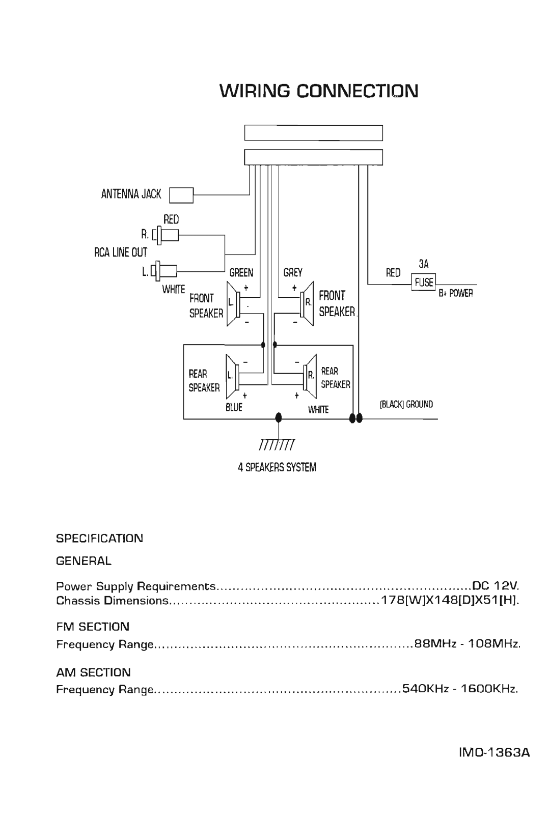 Power Acoustik PA-360EQ, PA-362EQ manual 