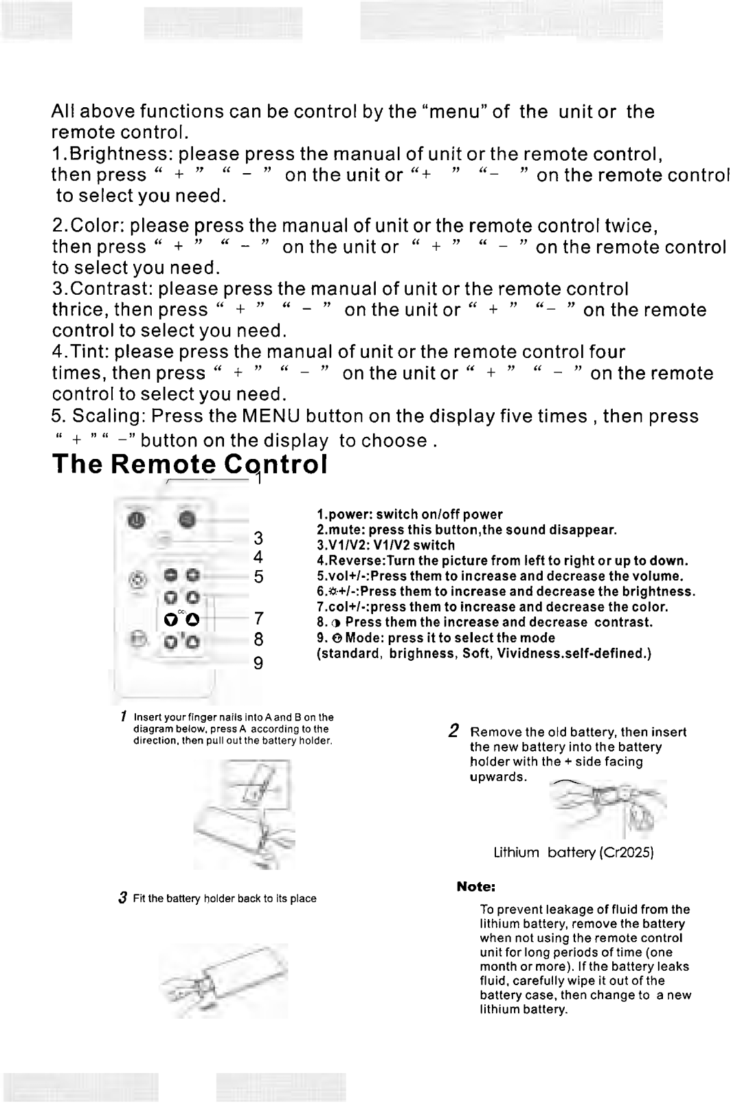 Power Acoustik ptm-750 manual Remote Cqntrol, OcCo 