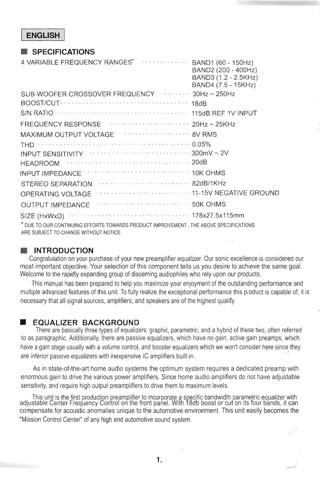 Power Acoustik PWM-20 manual 