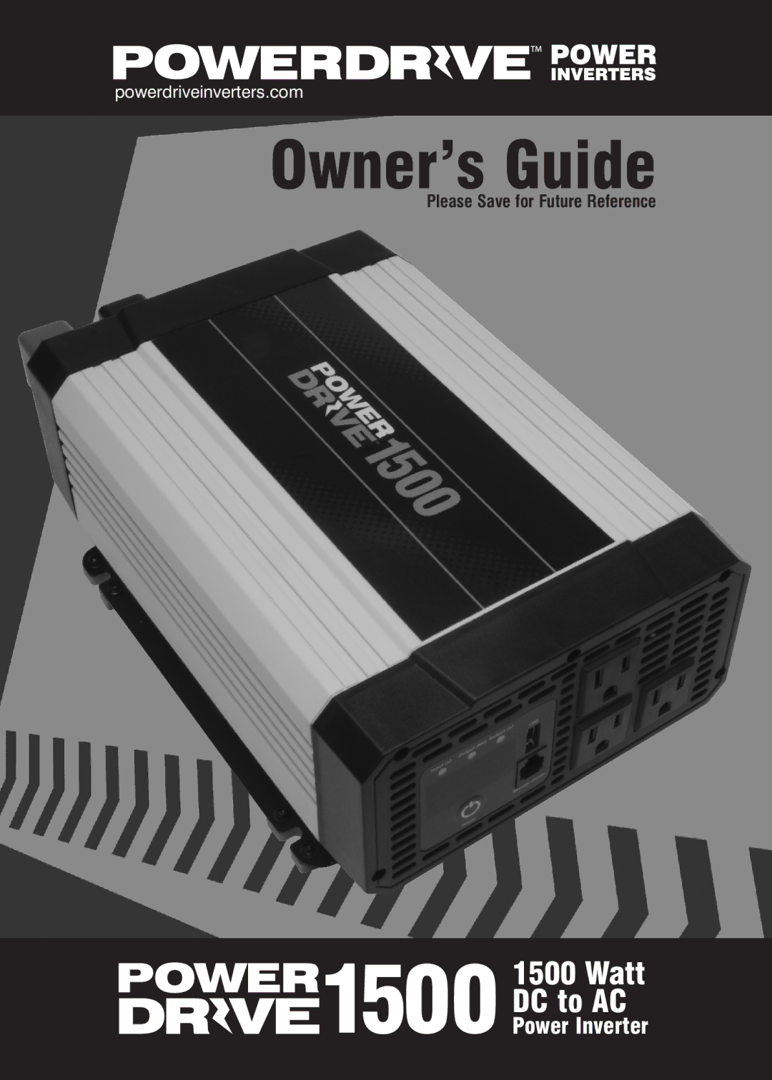 Power Drive 1500 manual Owner’s Guide 