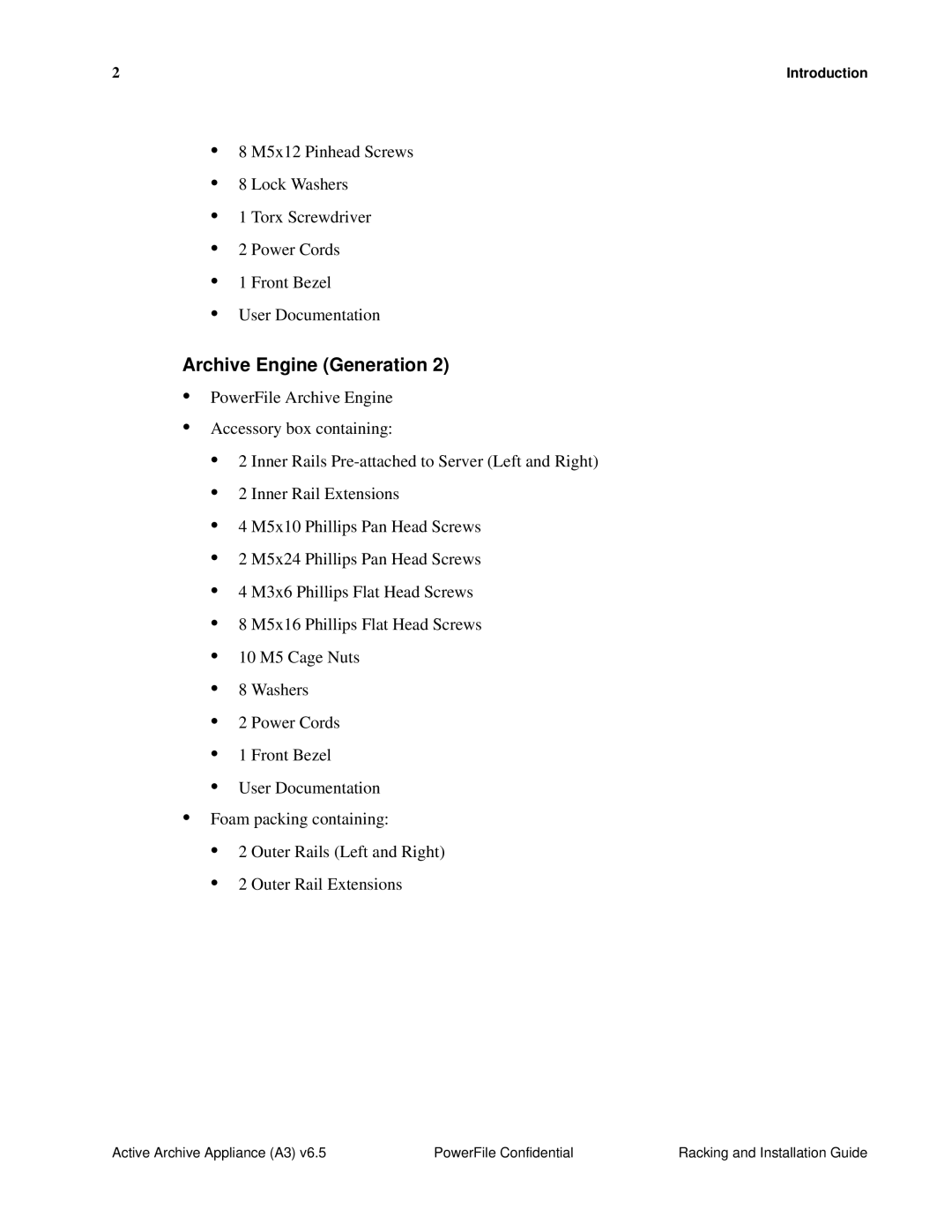 PowerFile A3 manual Introduction 