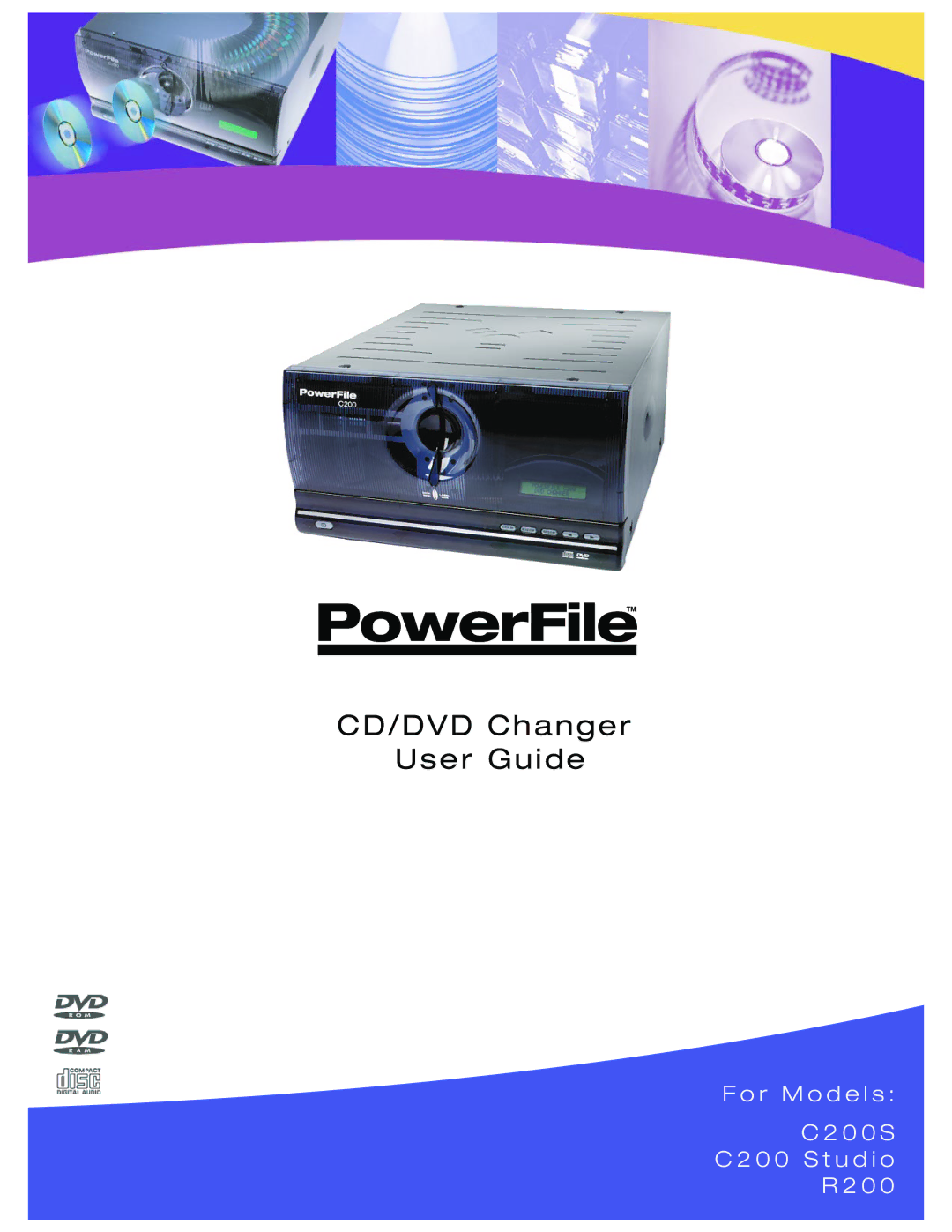 PowerFile R200, C200 Studio, C200S manual PowerFileTM 