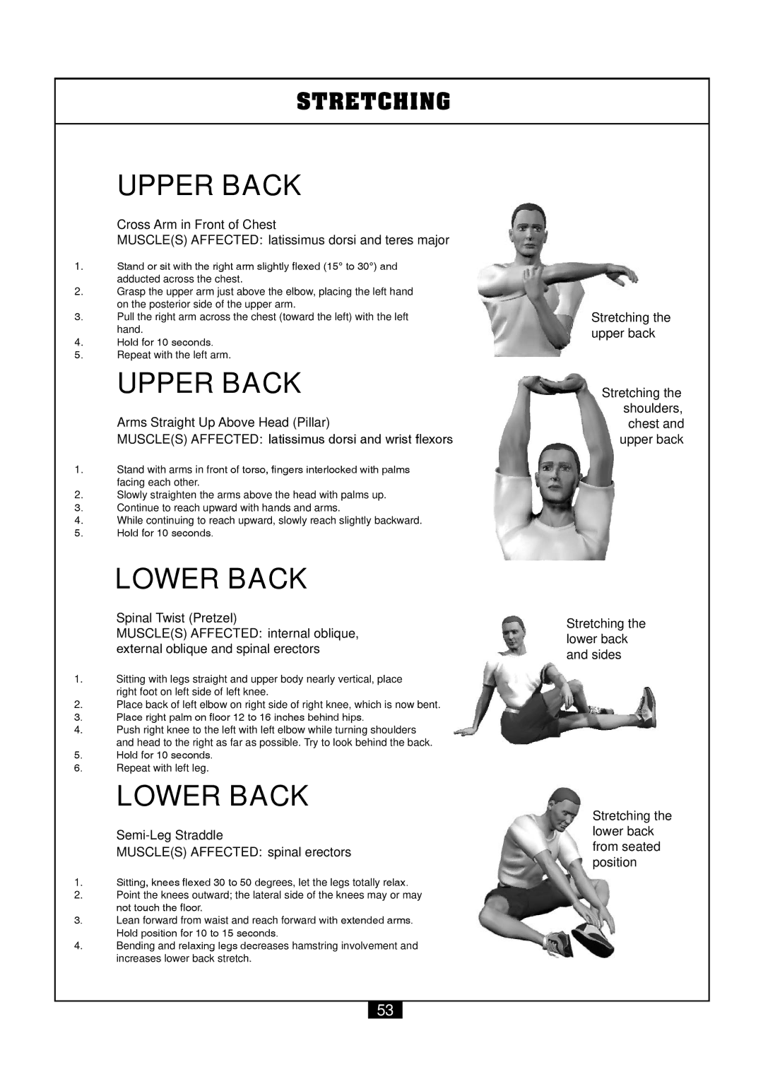 Powerline P2X manual Upper Back 