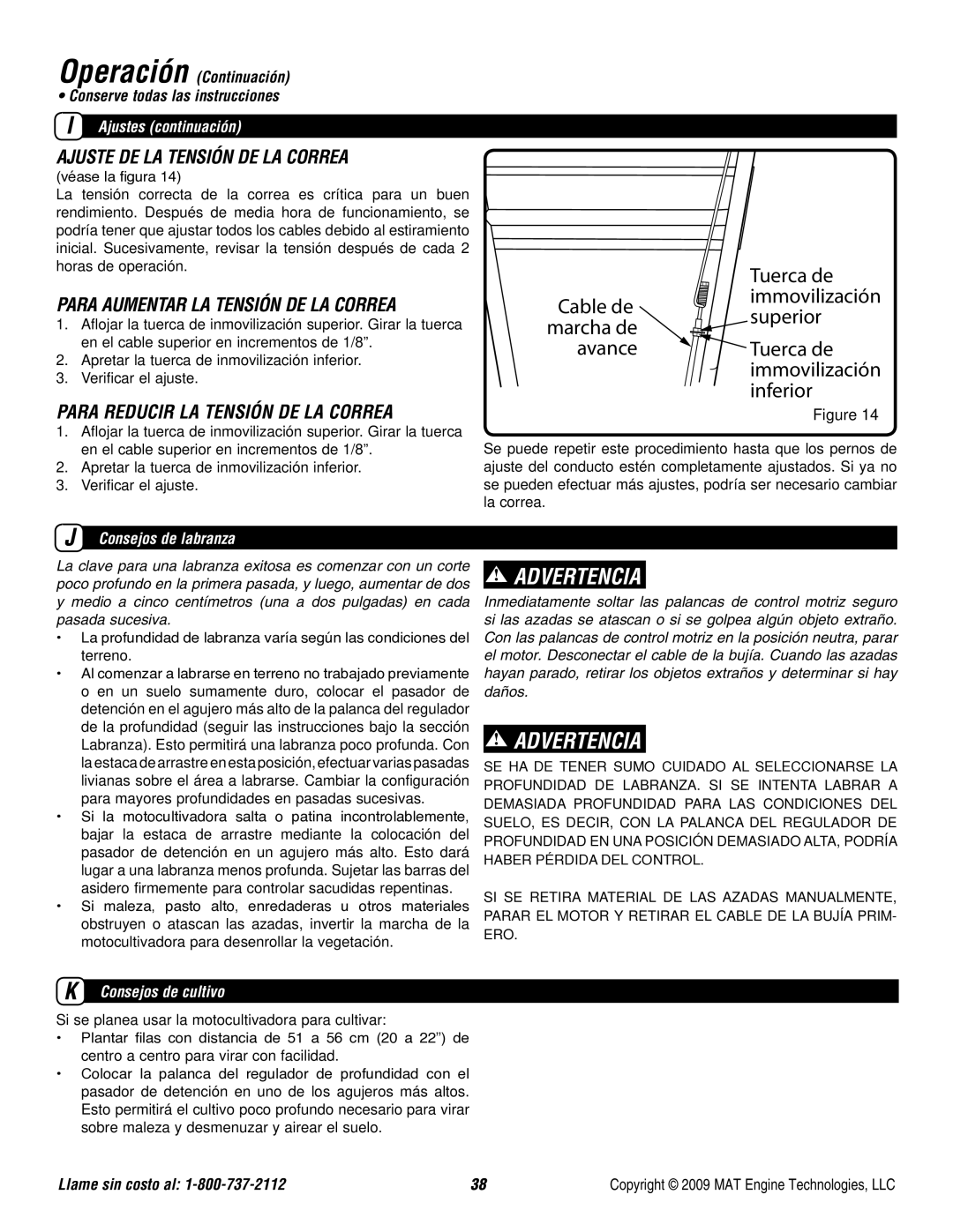 Powermate P-FTT-160MD-[E] specifications Ajuste DE LA Tensión DE LA Correa, Para aumentar la tensión de la correa 