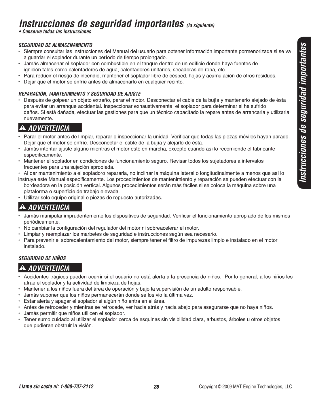 Powermate P-WB-163150 Seguridad DE Almacenamiento, REPARACIÓN, Mantenimiento Y Seguridad DE Ajuste, Seguridad DE Niños 