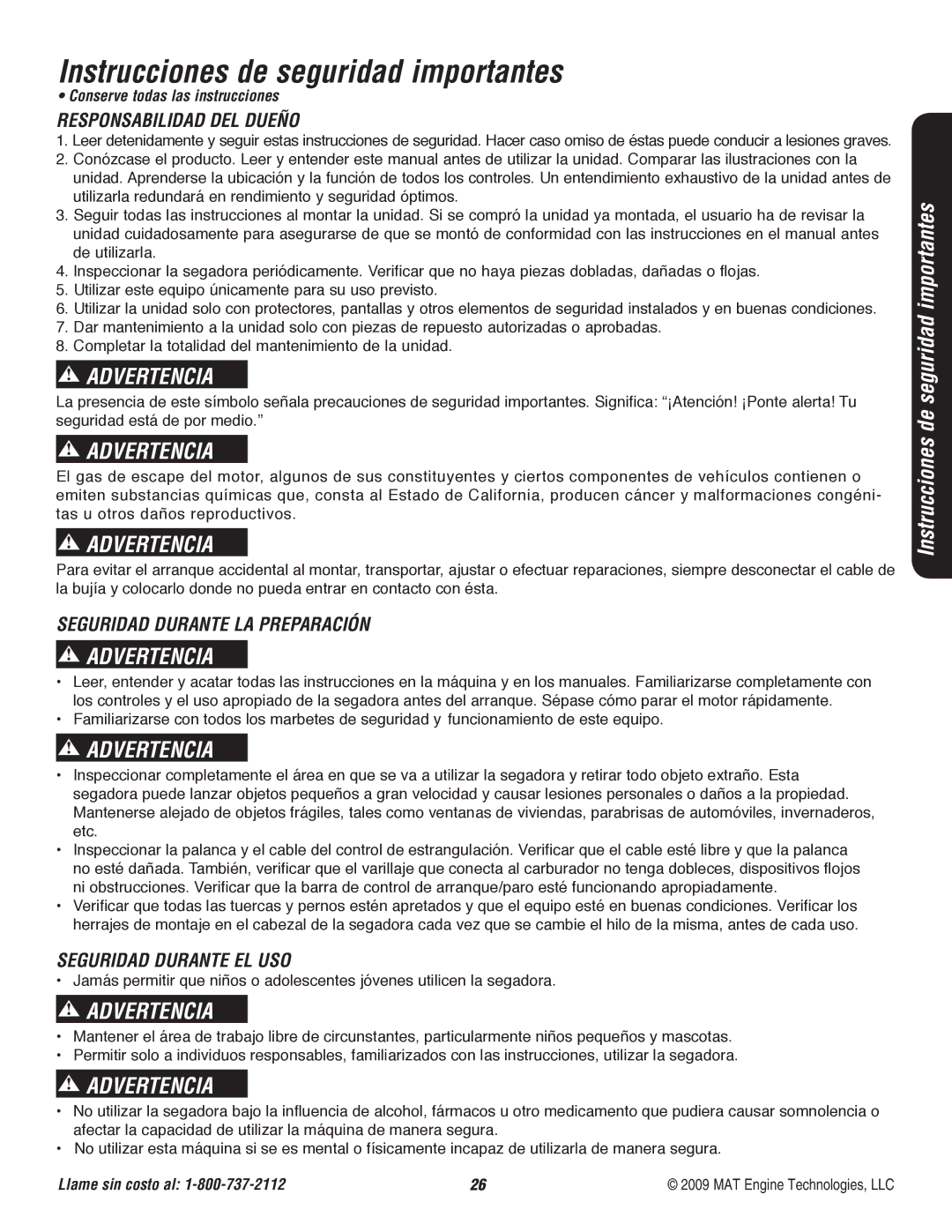 Powermate P-WFT-16022 specifications Instrucciones de seguridad importantes, Conserve todas las instrucciones 