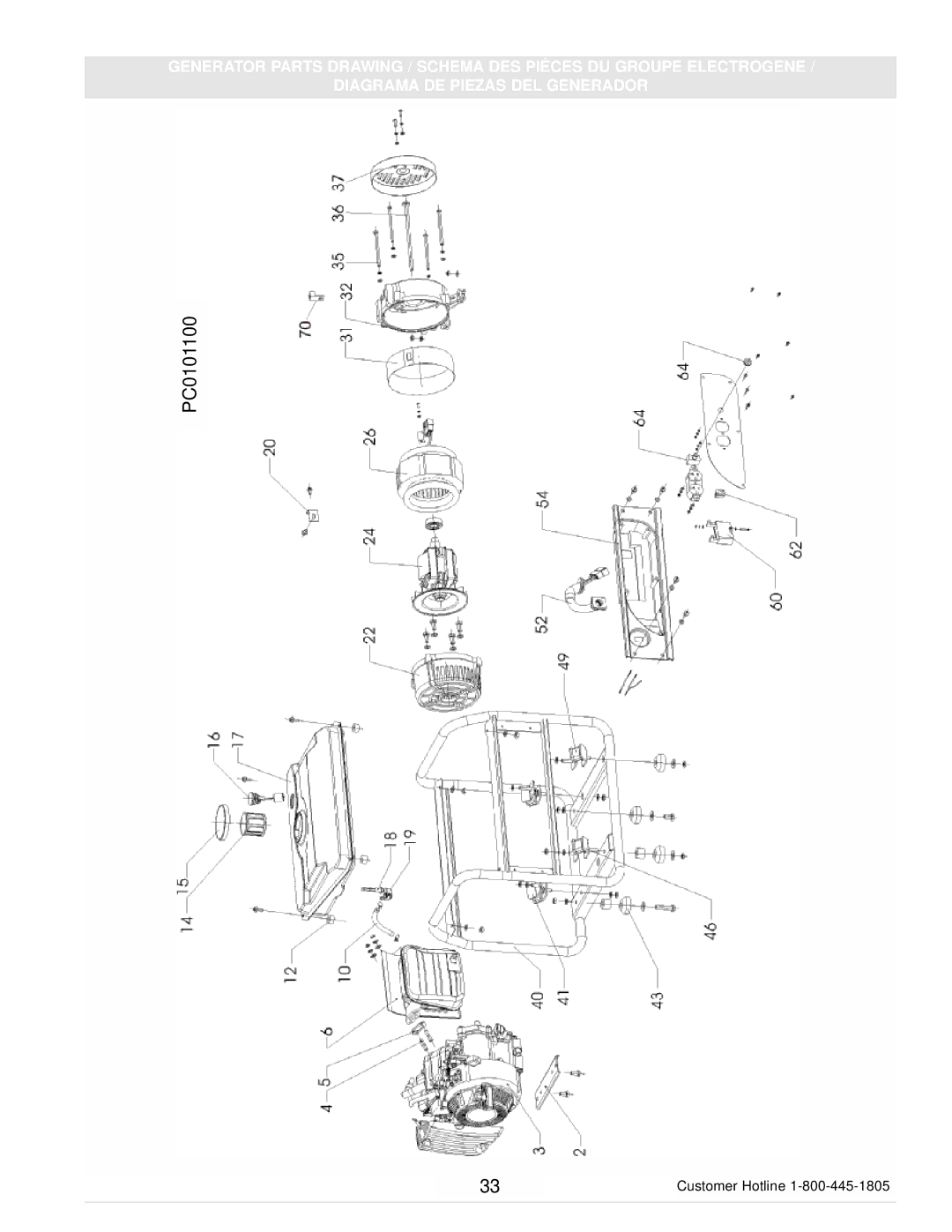 Powermate PC0101100 manual 