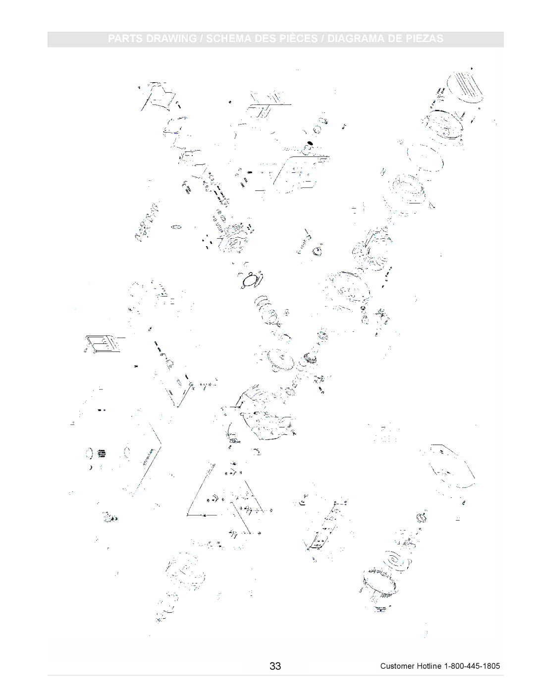 Powermate PC0102300 manual Parts Drawing / Schema DES Pièces / Diagrama DE Piezas 