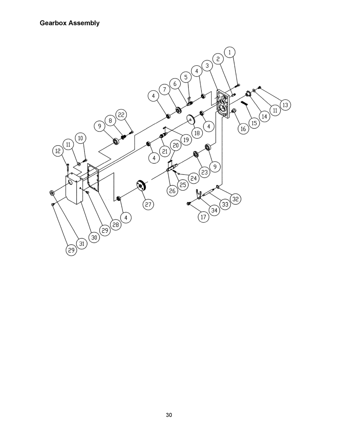 Powermatic 209HH operating instructions Gearbox Assembly 