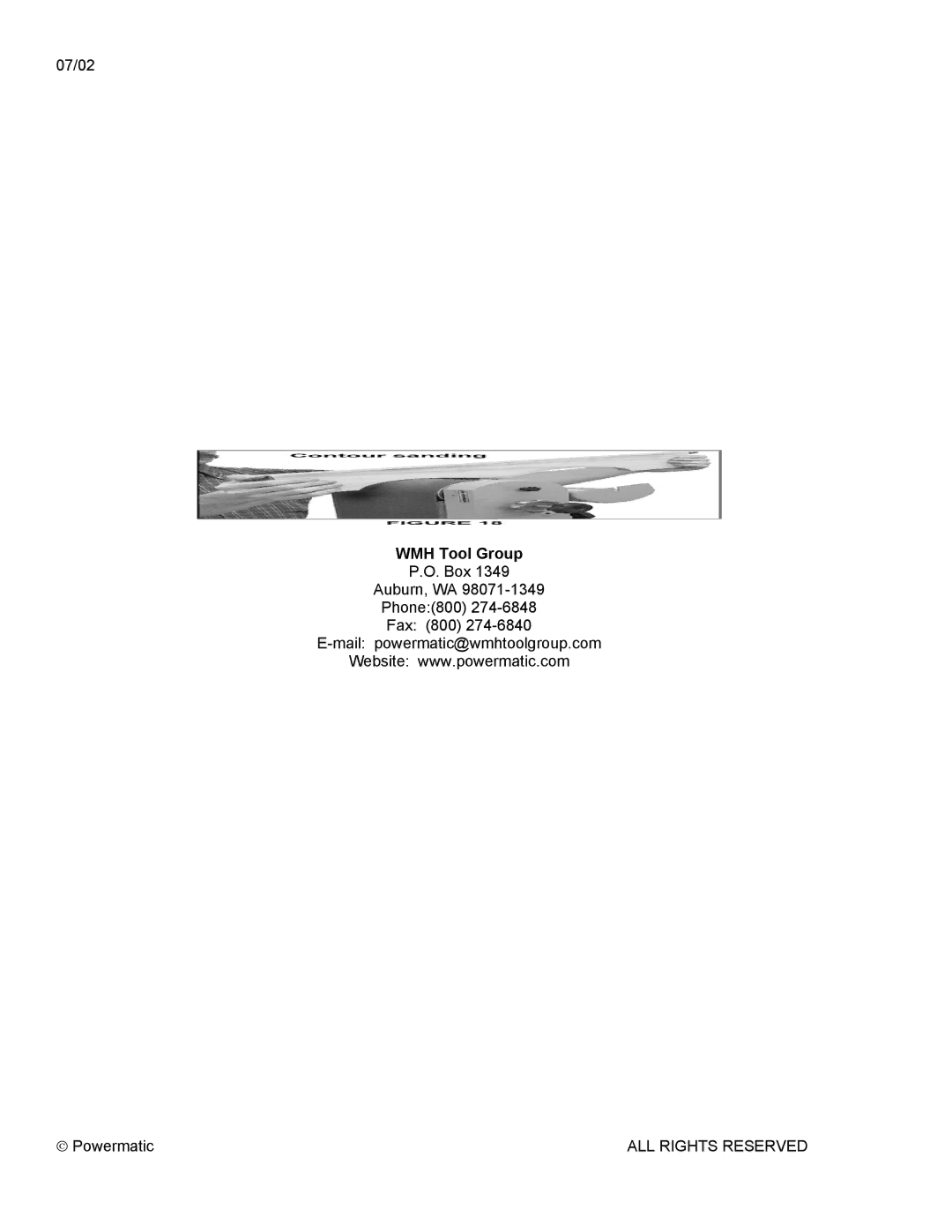 Powermatic 31A instruction manual WMH Tool Group 