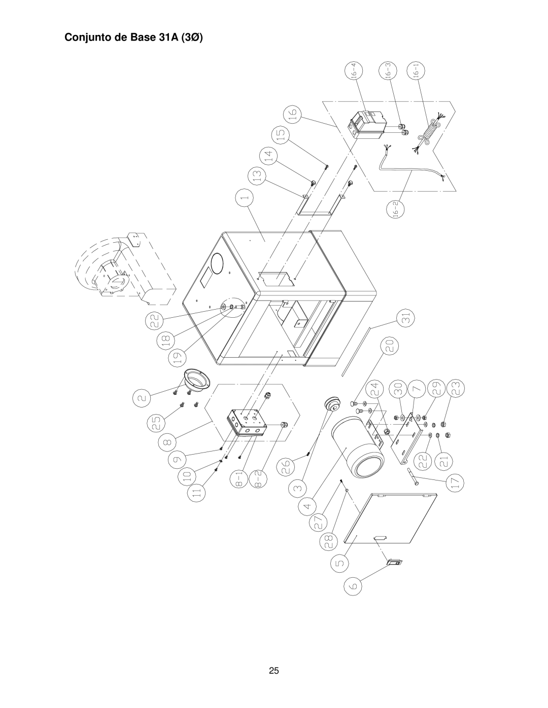 Powermatic operating instructions Conjunto de Base 31A 3Ø 