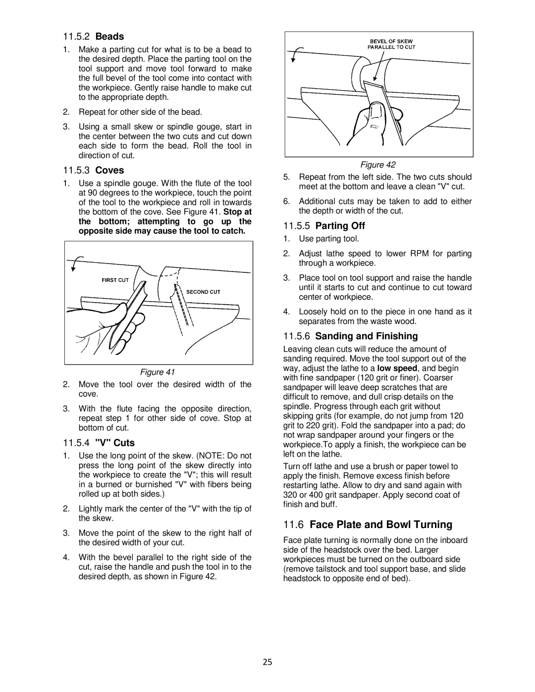 Powermatic 4224B operating instructions Face Plate and Bowl Turning 