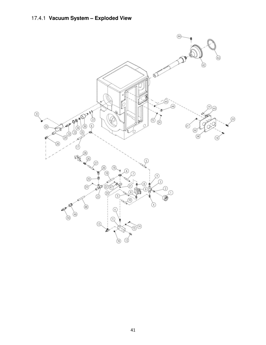 Powermatic 4224B operating instructions Vacuum System Exploded View 