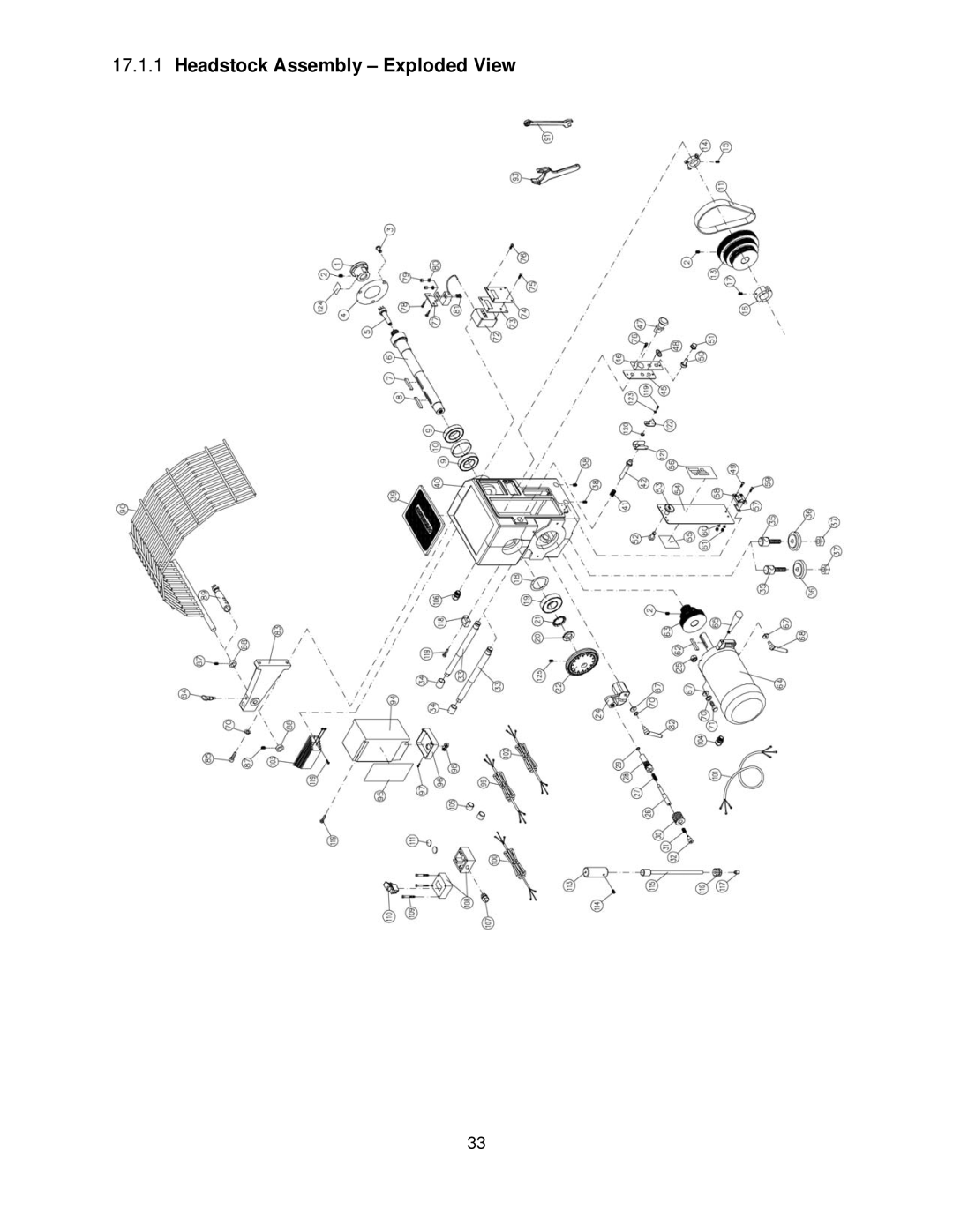 Powermatic 4224B operating instructions Headstock Assembly Exploded View 