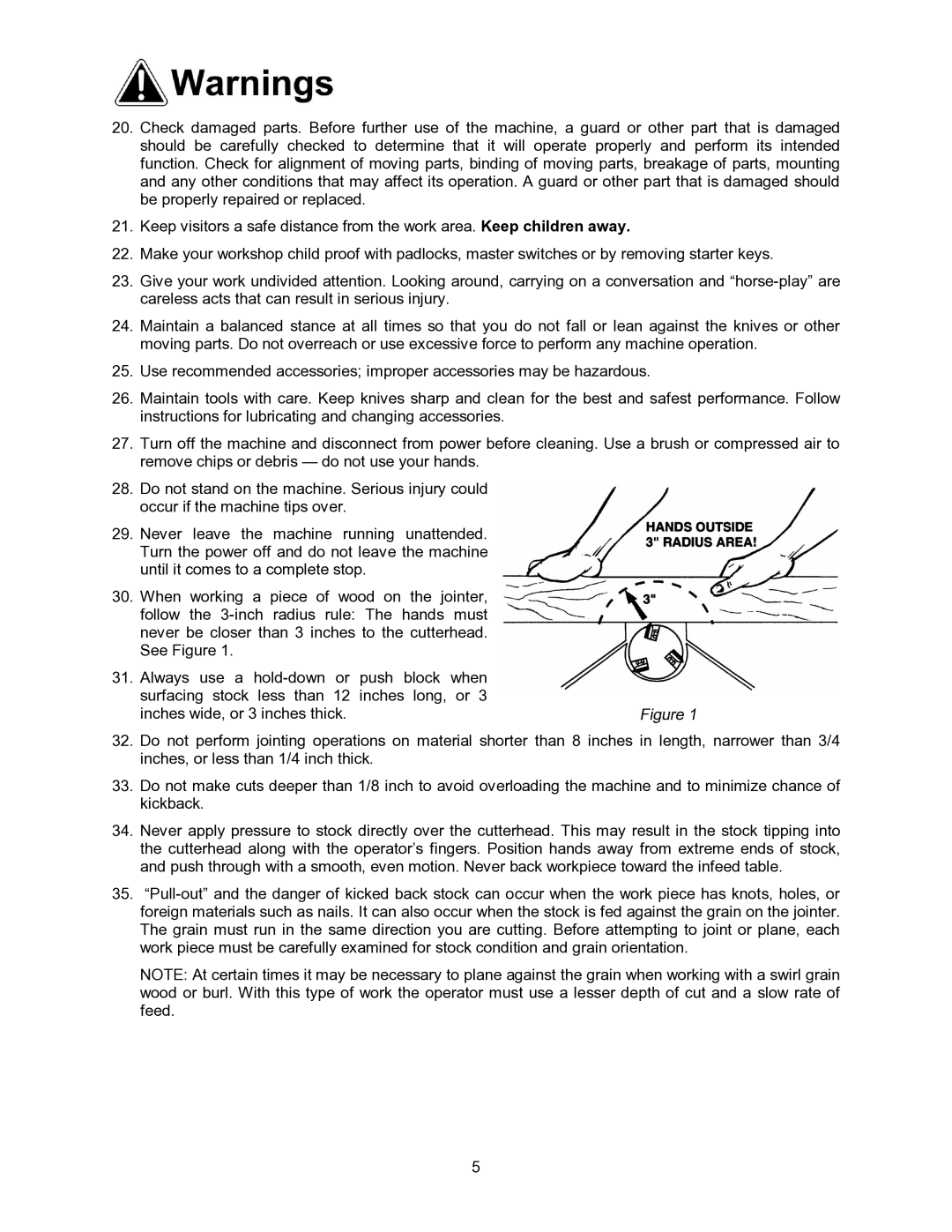 Powermatic 60B operating instructions 