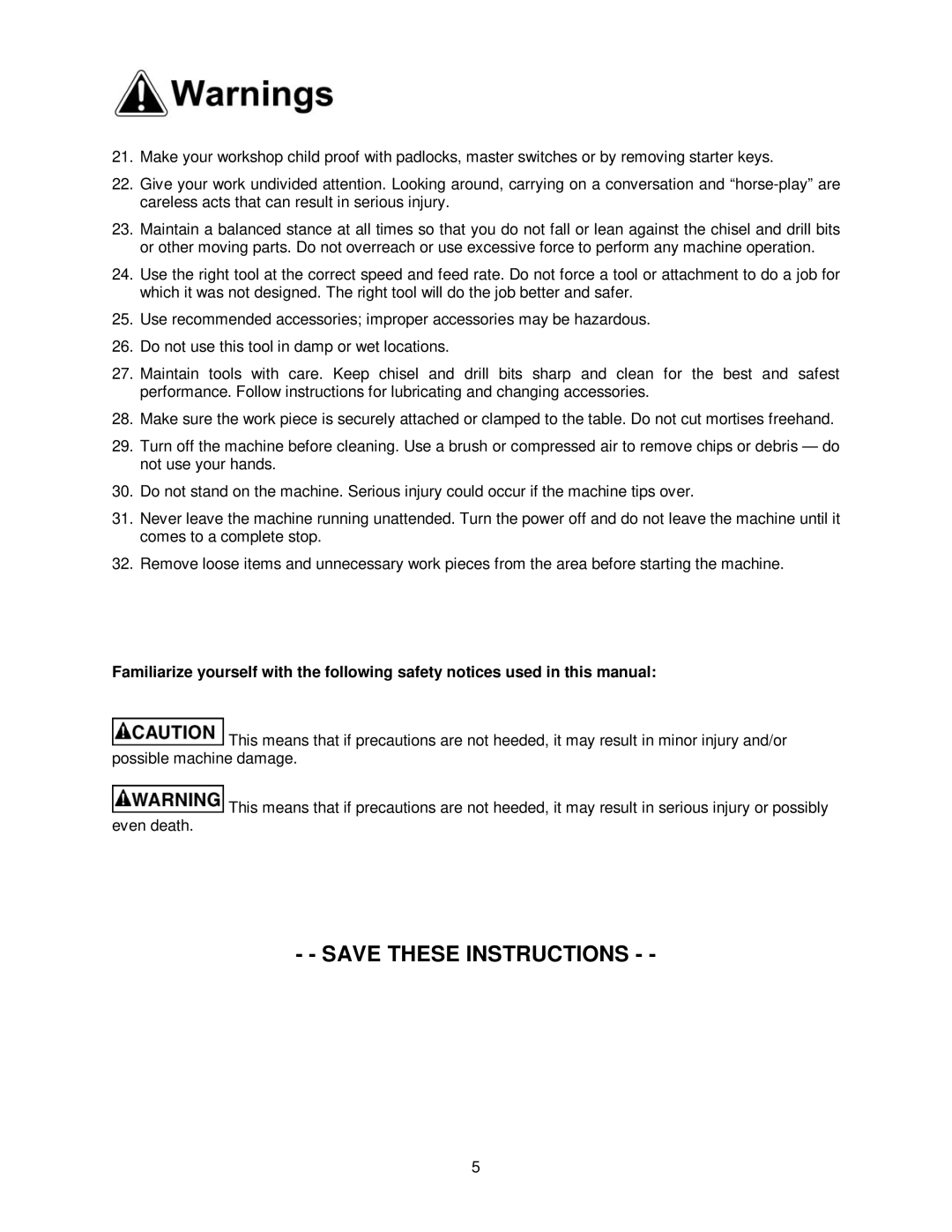 Powermatic 719T operating instructions 